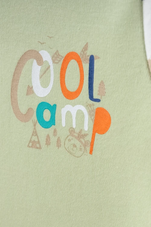 Çadır Desenli Kısa Kol Pijama Takımı 54216