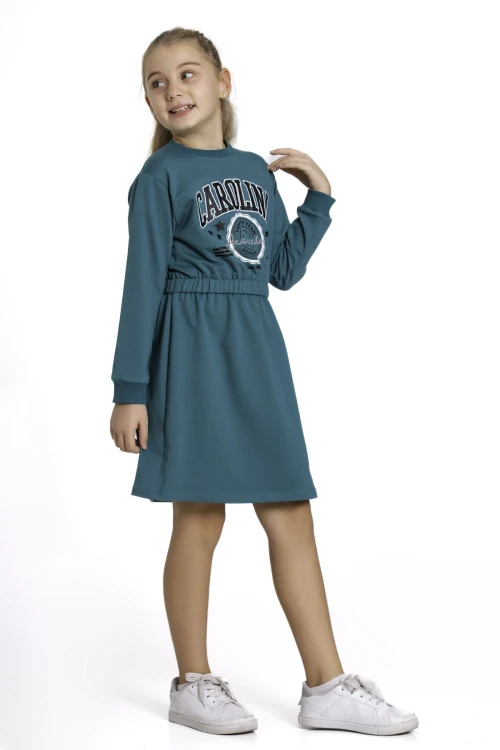 Carolina Baskılı Elbise 54733