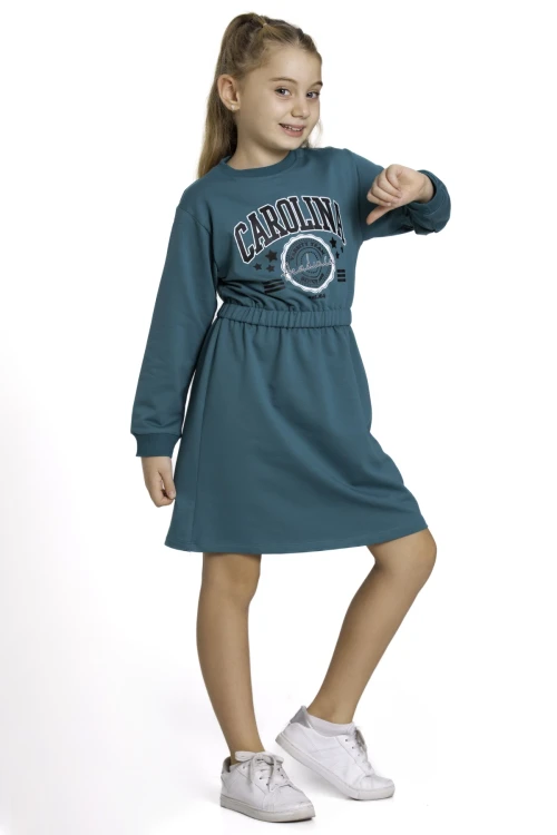 Carolina Baskılı Elbise 54733