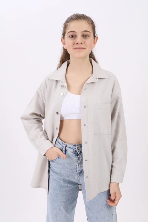 Cepli Baskısız Gömlek 190