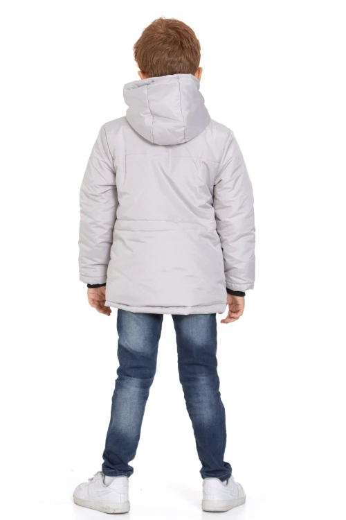 Cepli Kapşonlu Erkek Çocuk Mont 4223
