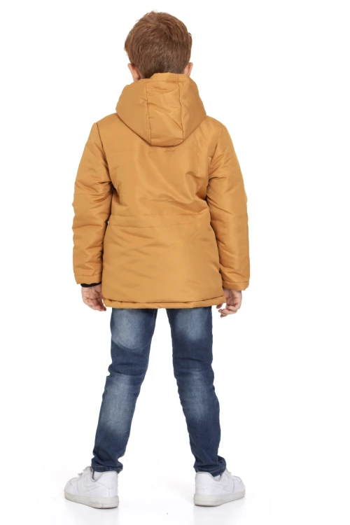 Cepli Kapşonlu Erkek Çocuk Mont 4223