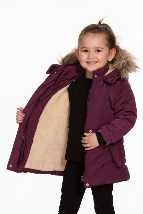 Cepli Kız Çocuk Mont 3264