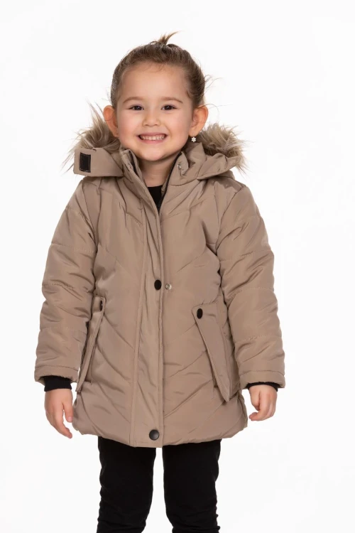Cepli Kız Çocuk Mont 3264
