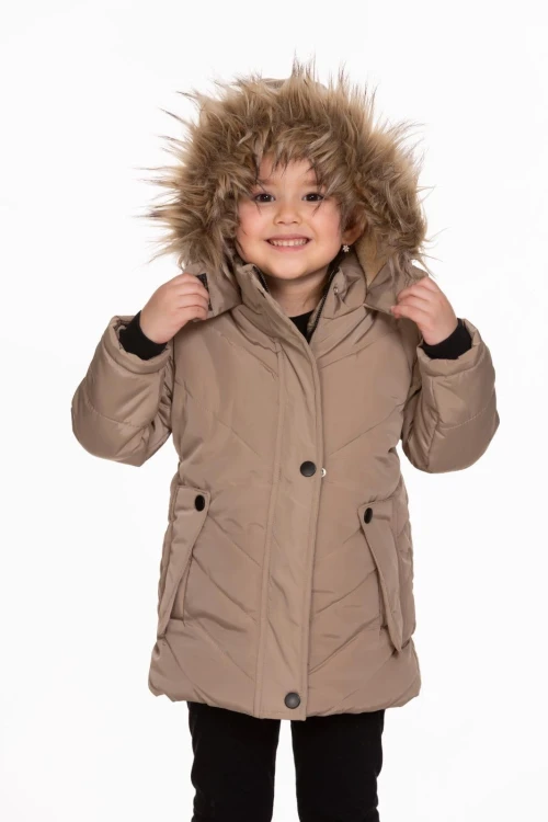 Cepli Kız Çocuk Mont 3264