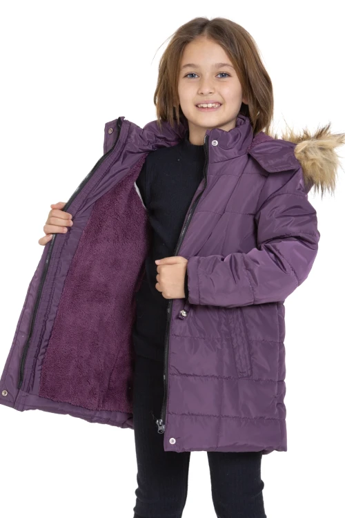 Cepli Kız Çocuk Mont 4209