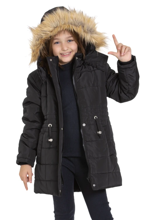 Cepli Kız Çocuk Mont 4209