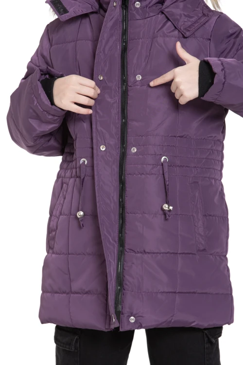 Cepli Kız Çocuk Mont 4210