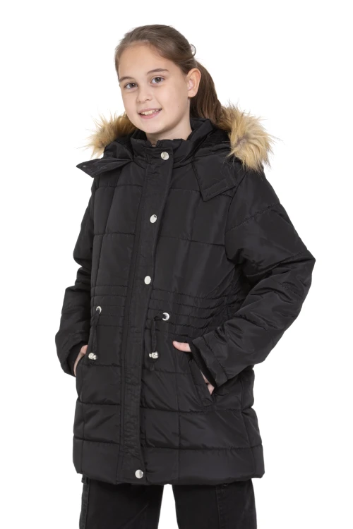 Cepli Kız Çocuk Mont 4210