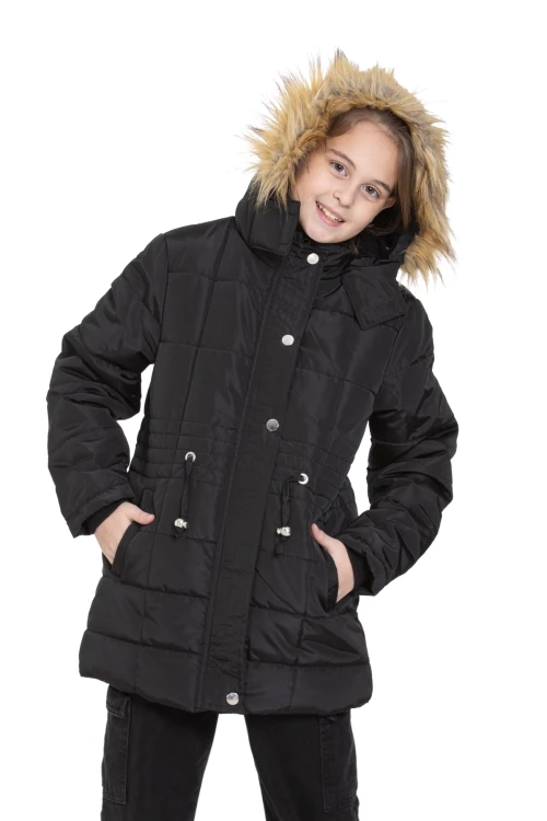 Cepli Kız Çocuk Mont 4210