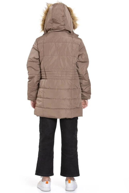 Cepli Kız Çocuk Mont 4210
