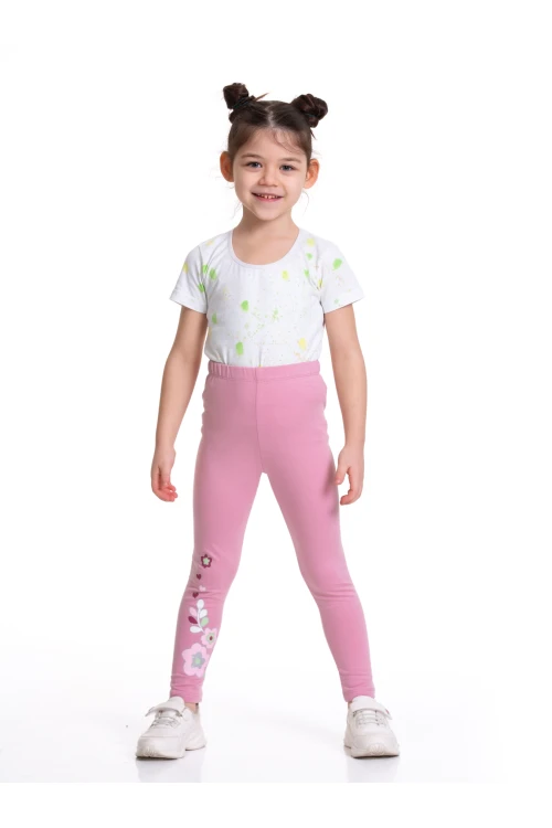 Çiçek Baskılı 2li Tayt 54876