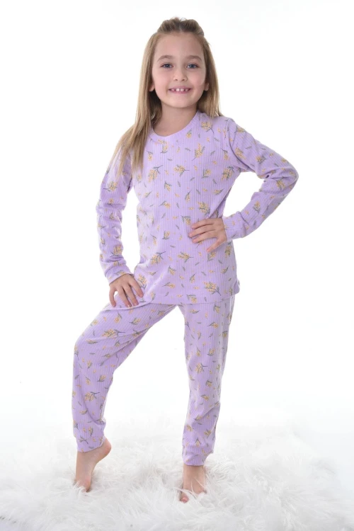 Çiçek Desenli Pijama Takım 11310
