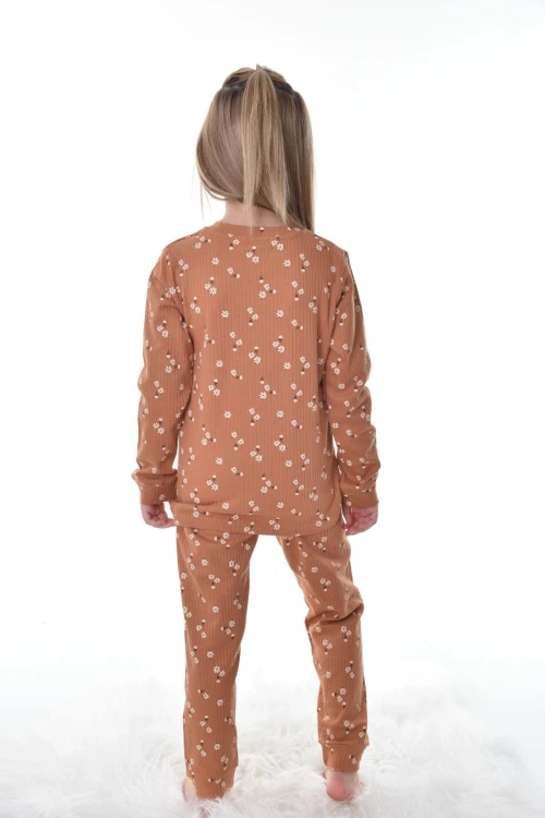 Çiçek Desenli Pijama Takım 11315