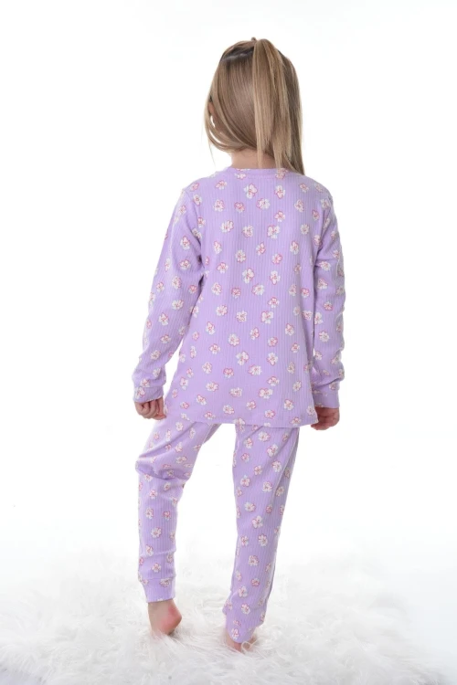 Çiçek Desenli Pijama Takımı 11222