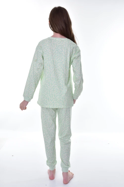 Çiçek Desenli Pijama Takımı 21226