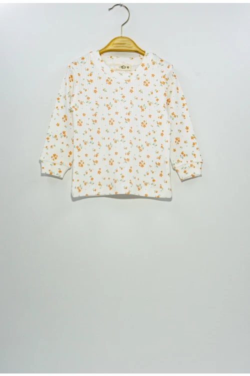 Çiçek Desenli Pijama Takımı 23220