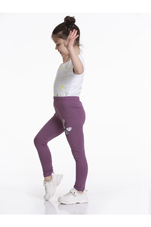 Çiçekli Kelebek Baskılı 2li Tayt 54877