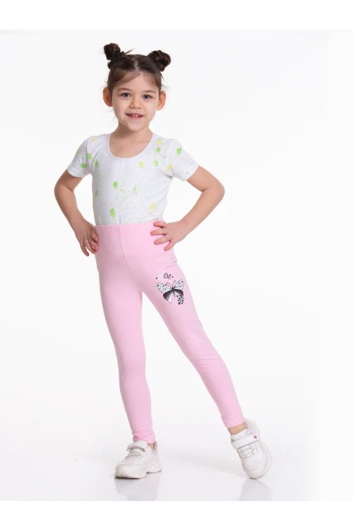 Çiçekli Kelebek Baskılı 2li Tayt 54877