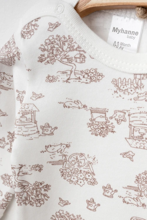 Çiftlik Konsept Uzun Kol 2li Çıtçıtlı Bady 384