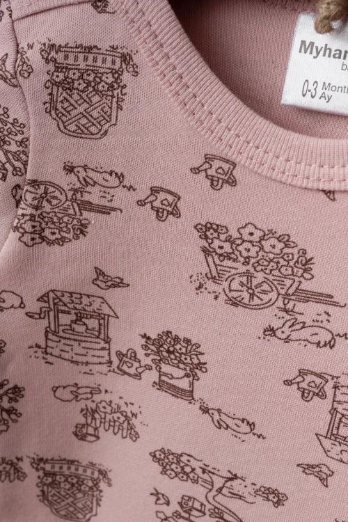 Çiftlik Konsept Uzun Kol 2li Çıtçıtlı Bady 384