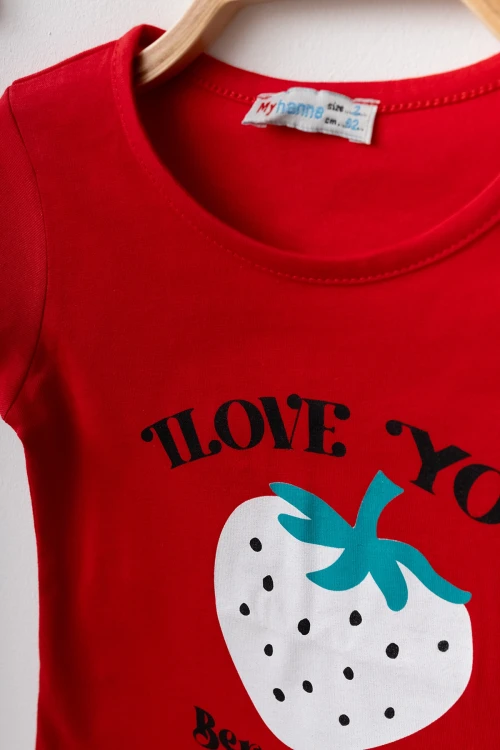 Çilek Konsept 2li Tişört 73019