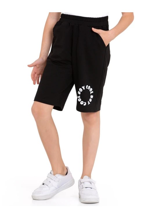 Cool Boy Baskılı Erkek Çocuk Şort 63655