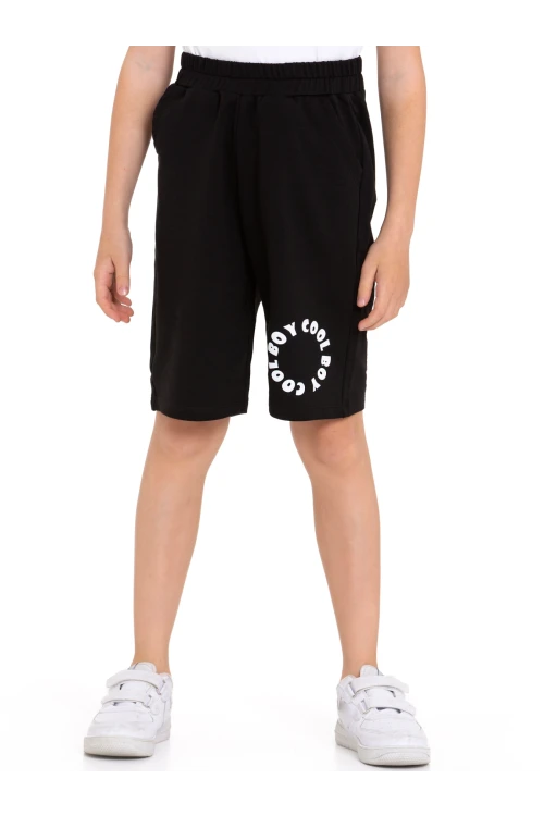 Cool Boy Baskılı Erkek Çocuk Şort 63655
