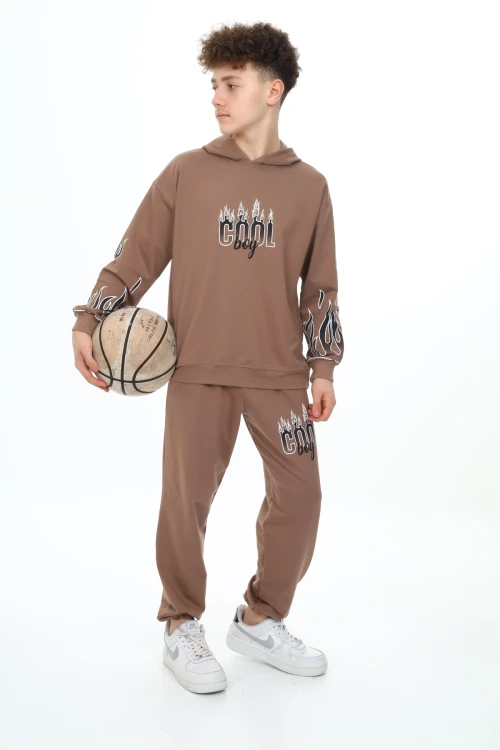 Cool Boy Baskılı Erkek Takım 7127