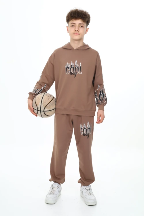 Cool Boy Baskılı Erkek Takım 7127