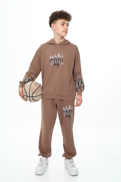 Cool Boy Baskılı Erkek Takım 7127