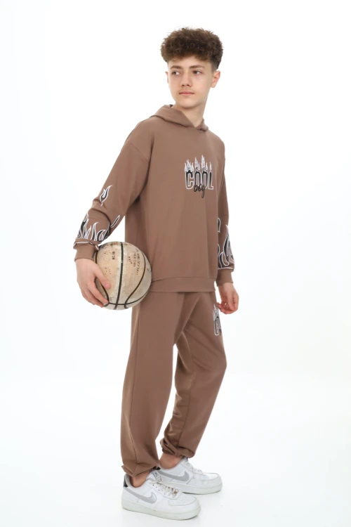 Cool Boy Baskılı Erkek Takım 7127