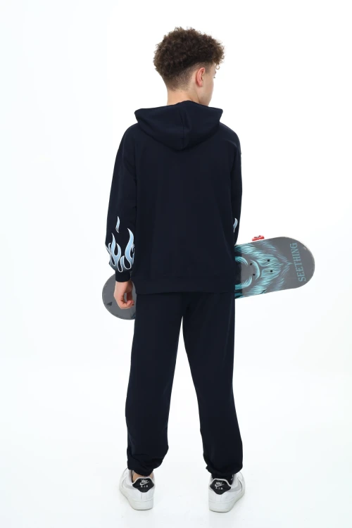 Cool Boy Baskılı Erkek Takım 7127