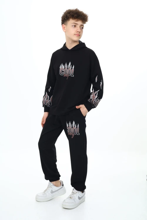 Cool Boy Baskılı Erkek Takım 7127