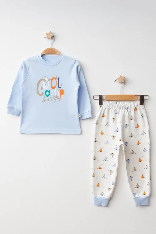 Cool Camp Baskılı Pamuklu Pİjama Takımı 45161