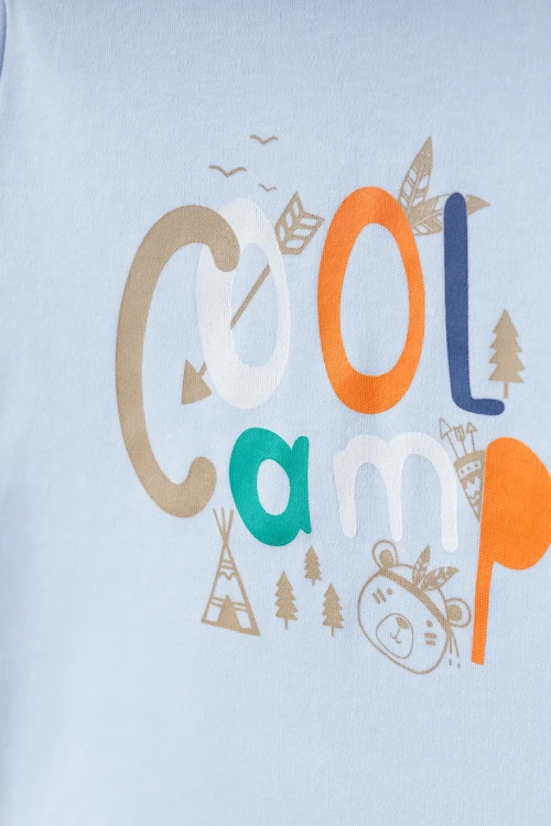 Cool Camp Baskılı Pamuklu Pİjama Takımı 45161