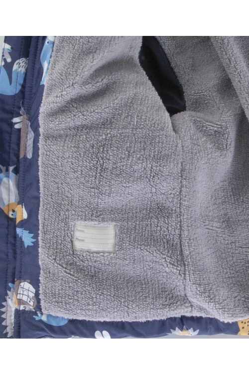 Desenli Erkek Çocuk Mont 51325