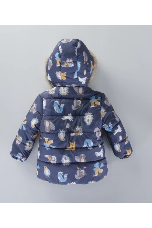 Desenli Erkek Çocuk Mont 51325
