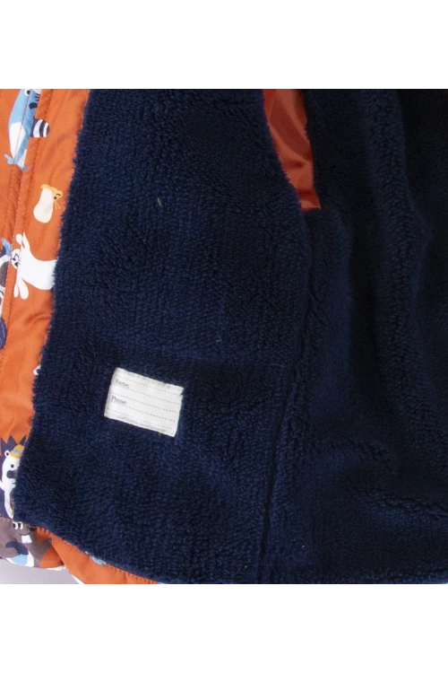 Desenli Erkek Çocuk Mont 51325