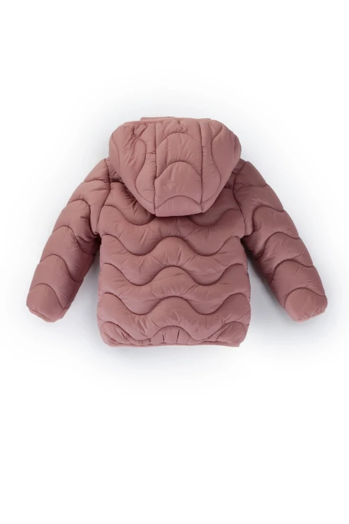 Desenli Kız Bebek Mont 50129