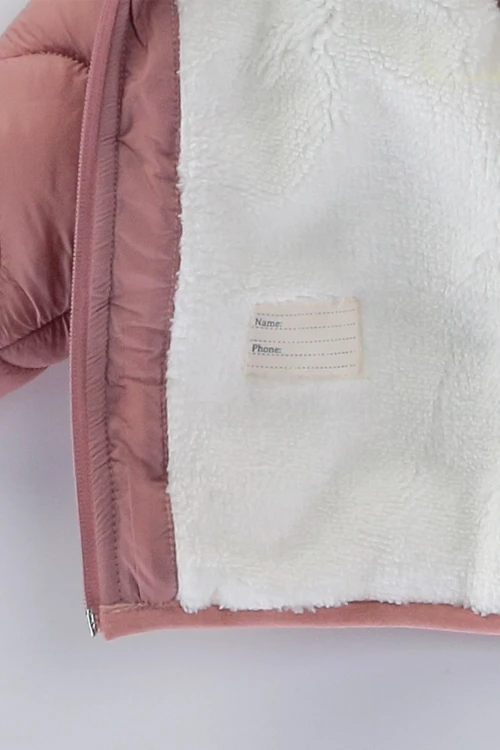 Desenli Kız Bebek Mont 50129