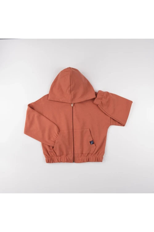 Diagonel Kemer ve Manşet Lastikli Hırka 11063