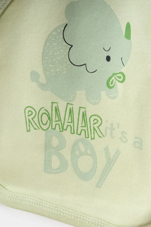 Dinazor Baskılı Erkek Bebek 5li Set 3002