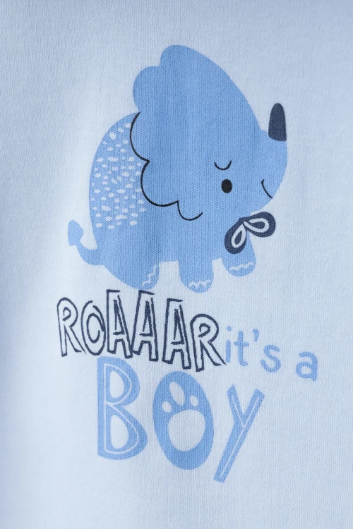 Dinazor Baskılı Pamuklu Pijama Takımı 45163