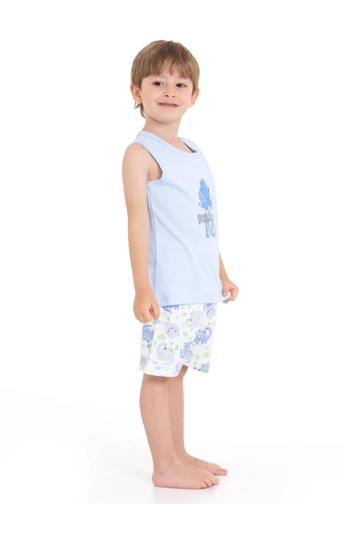 Dinazor Baskılı Şortlu Pijama Takım 54219