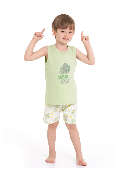 Dinazor Baskılı Şortlu Pijama Takım 54219