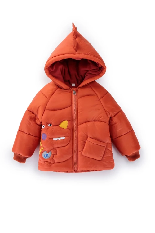 Dinazor Desenli Erkek Bebek Mont 51306