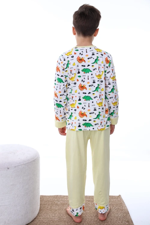 Dinazor Desenli Erkek Pijama Takımı 2211