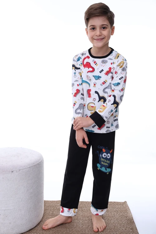 Dinazor Roar Desenli Erkek Pijama Takımı 2212