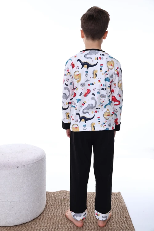Dinazor Roar Desenli Erkek Pijama Takımı 2212